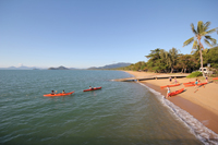returning from the morning kayak tour in Palm Cove